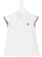 Moncler Kids Classic Polo Shirt, Girl's, Size: 10 Yrs, White