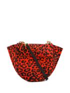 Wandler Hortensia Leopard Print Tote - Red