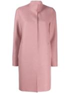 Harris Wharf London Concealed Front Coat - Pink