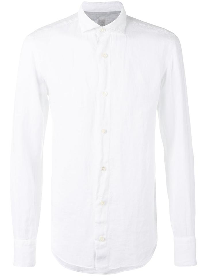Eleventy - Linen Shirt - Men - Linen/flax - 42, White, Linen/flax