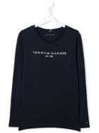 Tommy Hilfiger Junior Teen Essential Logo T-shirt - Blue