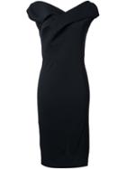 Chalayan Sculptured Midi Dress, Women's, Size: 44, Black, Acrylic/polyamide