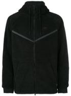Nike Furry Hooded Jacket - Black