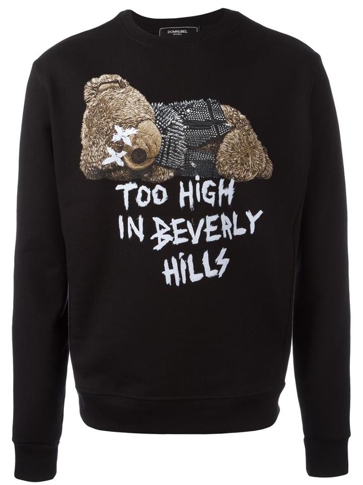 Dom Rebel 'stoner' Sweatshirt, Men's, Size: Medium, Black, Cotton
