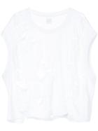 Ikumi Slashed T-shirt - White