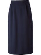 Céline Vintage Pencil Skirt, Women's, Size: 36, Blue