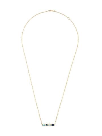 Ilana Ariel Diamond Pear Short Necklace - Metallic