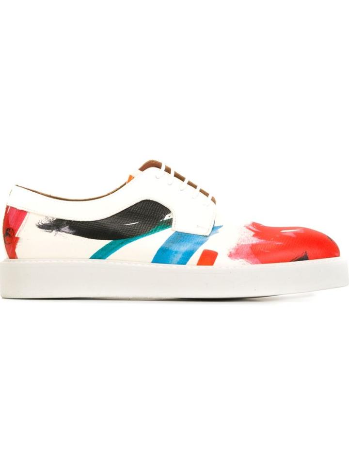 Paul Smith Afton Derby Shoes, Women's, Size: 40, White, Calf Leather/rubber