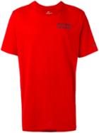 Nike Logo T-shirt, Men's, Size: Medium, Red, Cotton/polyester/viscose