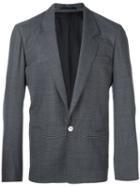 E. Tautz - One Button Blazer - Men - Viscose/wool - 38, Blue, Viscose/wool