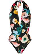 Elisabetta Franchi Patterned One Piece - Black