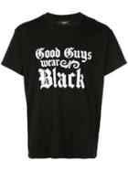 Amiri 'good Guys Wear Black' Printed T-shirt