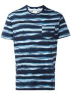 Bellerose Striped T-shirt, Men's, Size: Small, Blue, Cotton