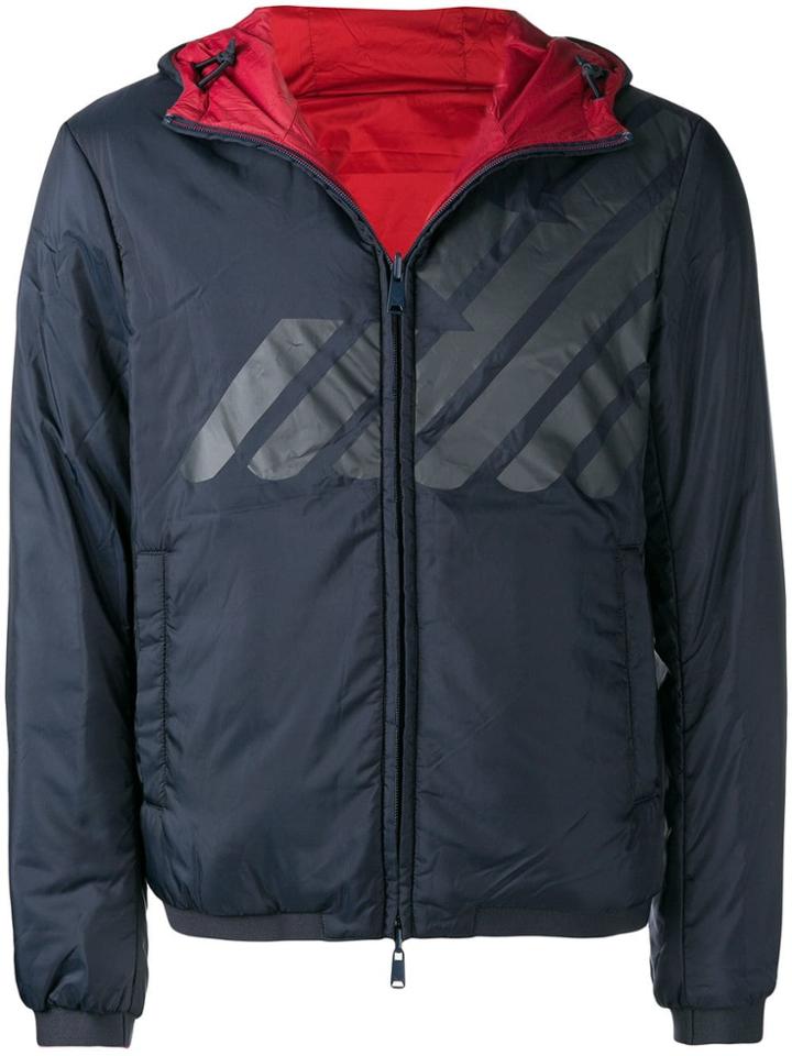 Emporio Armani Sporty Wind Breaker - Blue