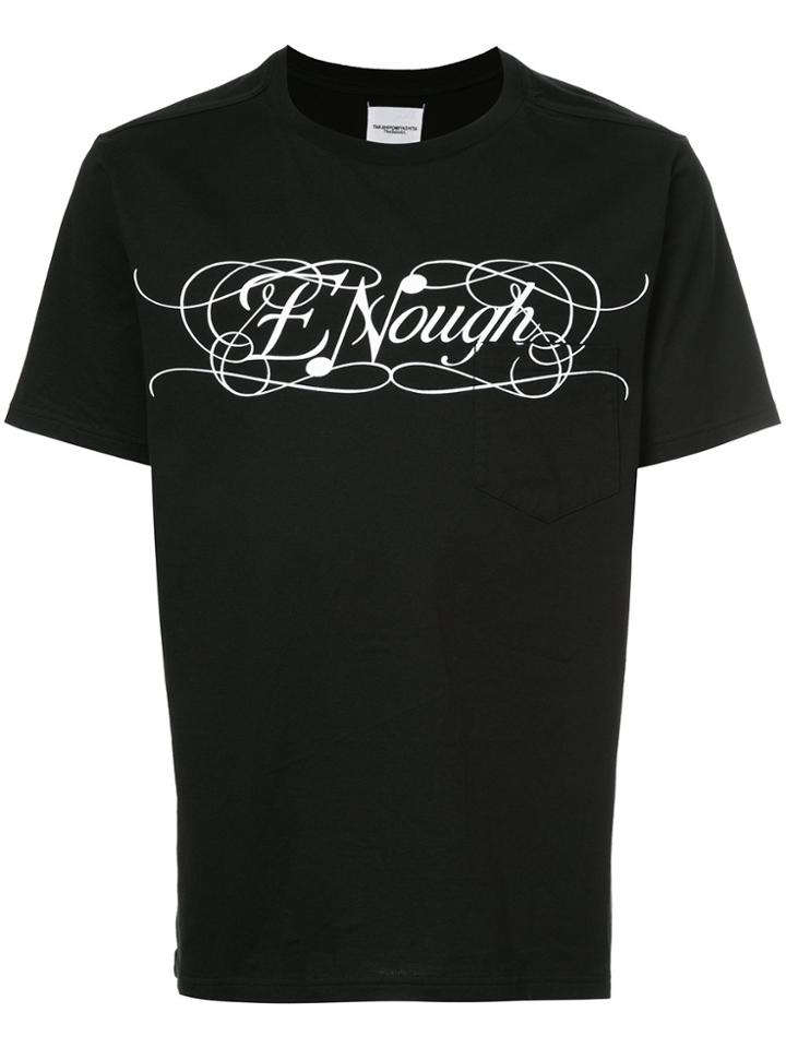 Takahiromiyashita The Soloist Enough T-shirt - Black