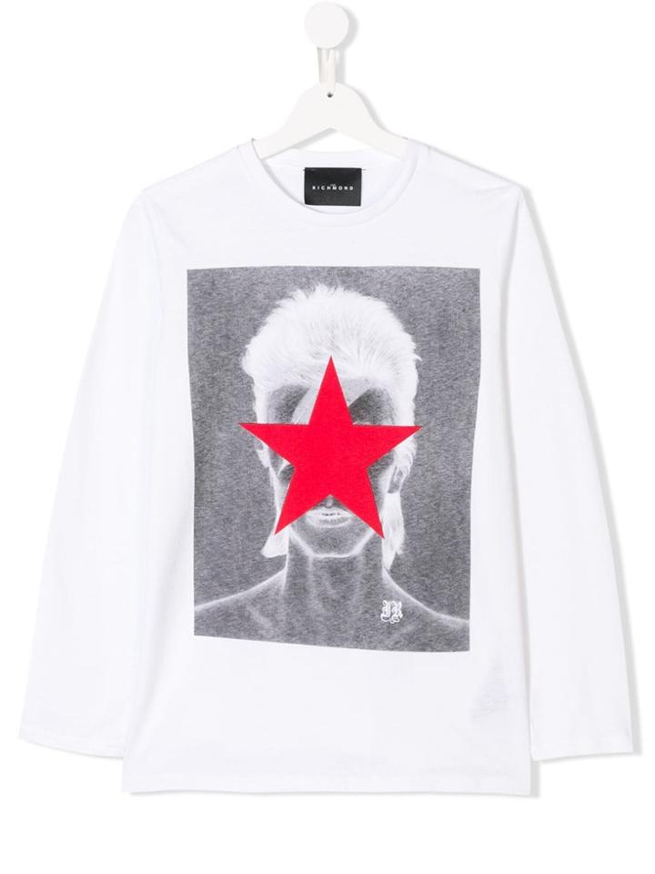 John Richmond Junior Teen Mulder T-shirt - White