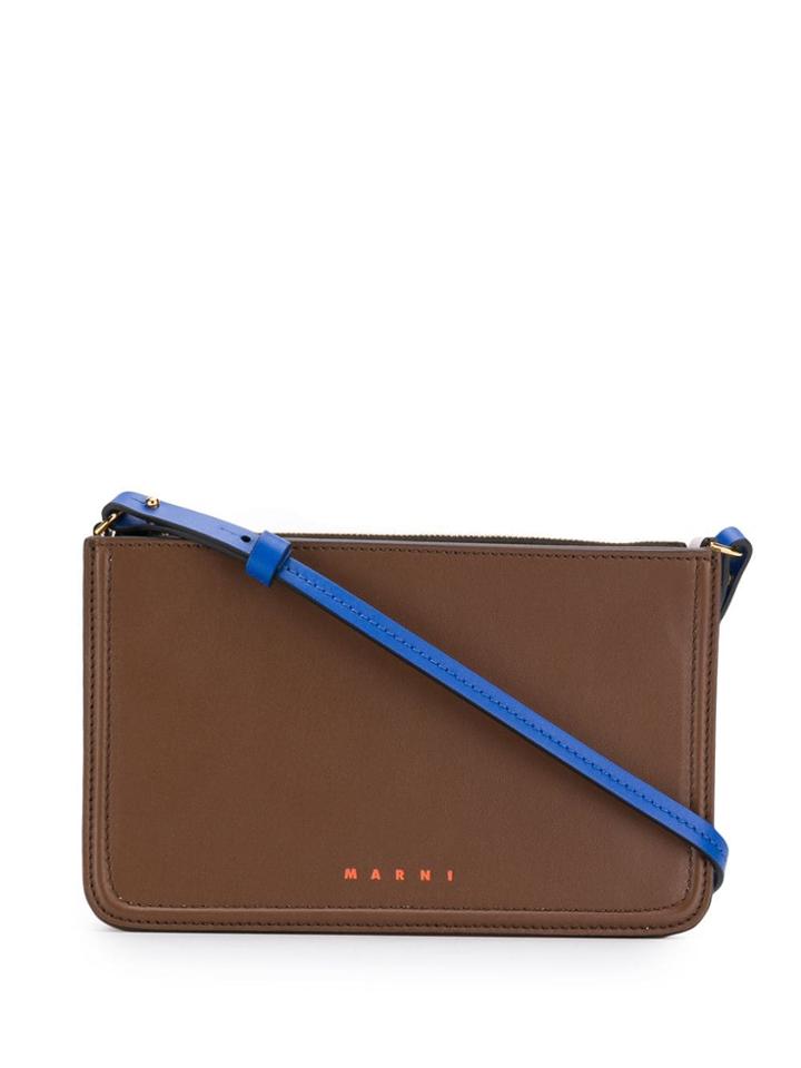 Marni Beat Cross Body Bag - Brown