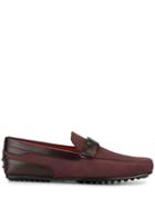 Tod's X Ferrari City Gommino Loafers - Red