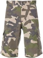 Woolrich Camouflage Cargo Shorts - Green