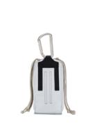 Rick Owens Drkshdw Keychain Zip-around Wallet - Silver