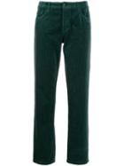Emporio Armani Straight Cut Trousers - Green