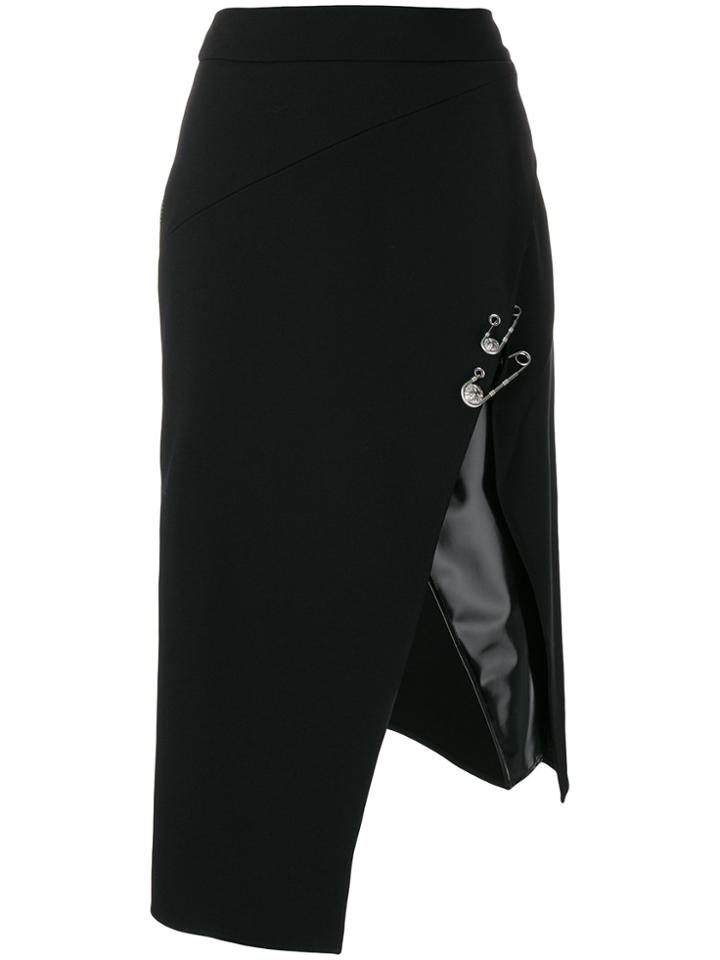 Versus Asymmetric Wrap Skirt - Black
