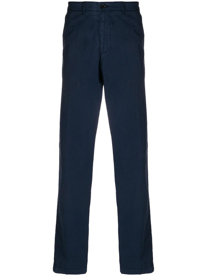Boss Hugo Boss Tailored Fitted Trousers - Blue