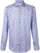 Etro Paisley Print Shirt, Size: 40, Blue, Cotton