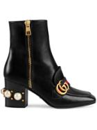 Gucci Mid-heel Ankle Boots - Black