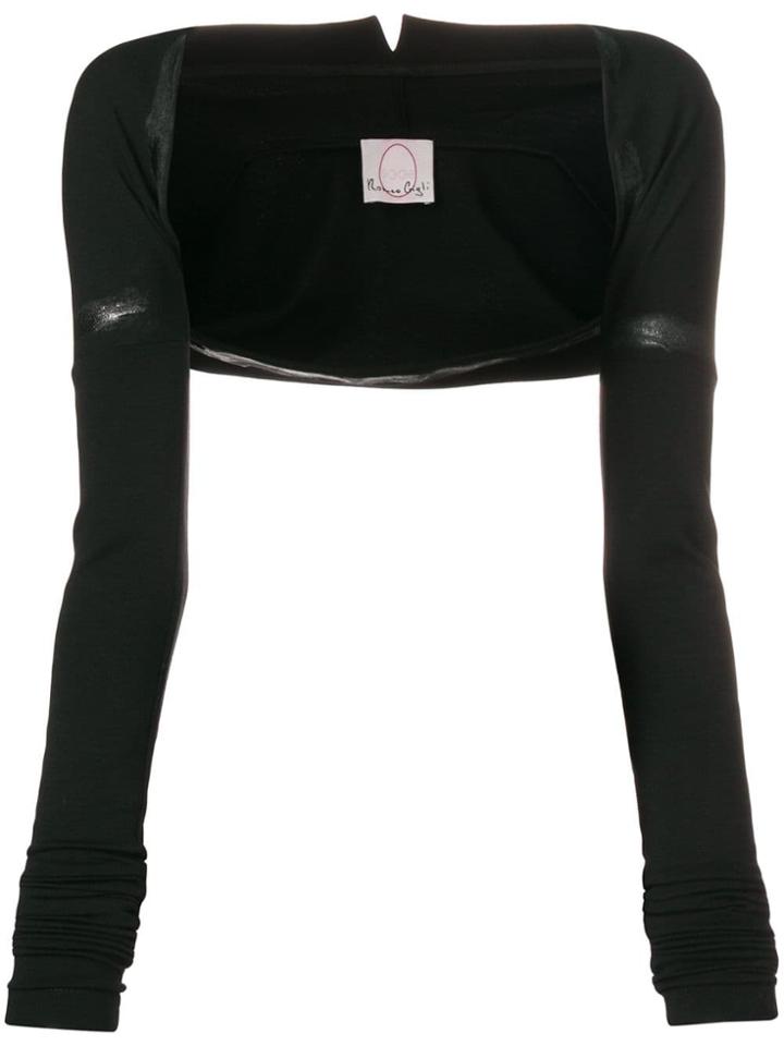 Romeo Gigli X Eggs Slim Fit Bolero Jacket - Black