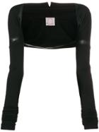 Romeo Gigli X Eggs Slim Fit Bolero Jacket - Black