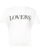 Amiri Lovers Glitter T-shirt - White