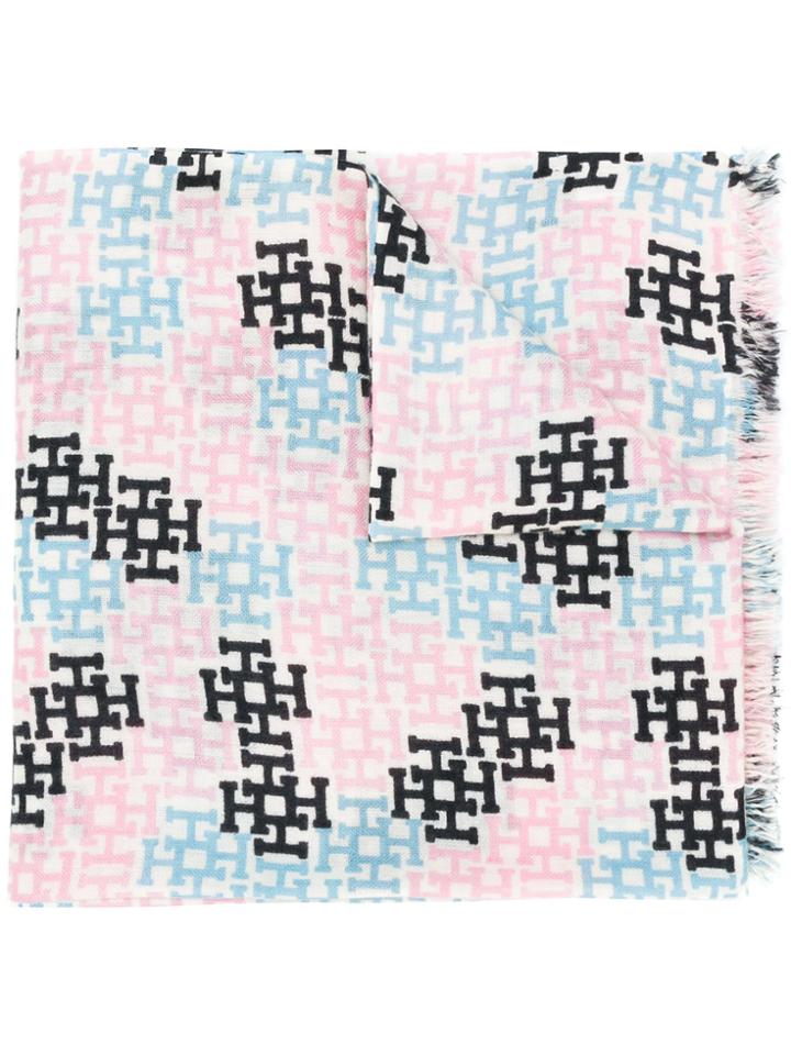 Hemisphere Woven Monogram Scarf - Multicolour