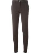 Etro Geometric Jacquard Trousers, Women's, Size: 46, Brown, Cotton/polyamide/spandex/elastane