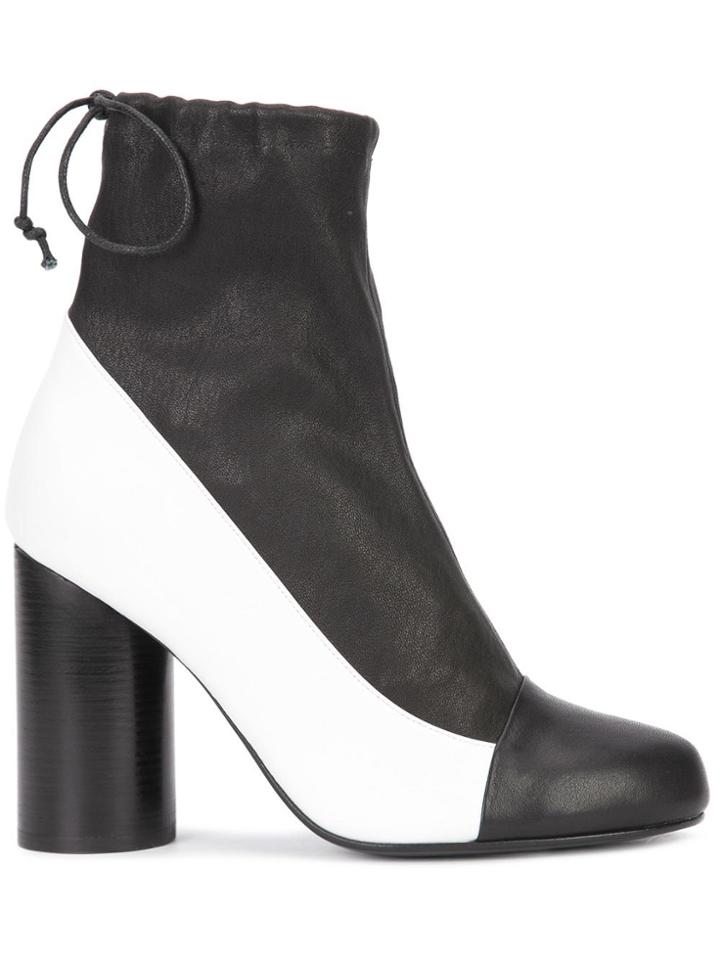 Valas Cylinder-heel Boots - Black