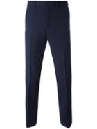 Kenzo Straight-leg Trousers, Men's, Size: 52, Blue, Virgin Wool