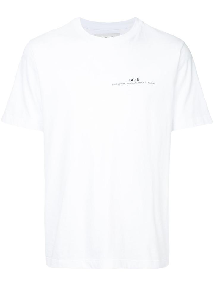Covert Ss18 Print T-shirt - White