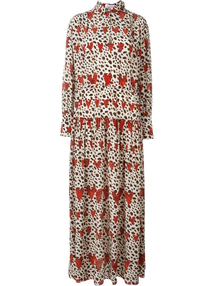 Ryan Lo 'leopard Heart' Shirt Gown