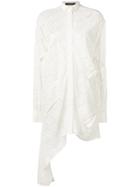 Rokh Lace Cut-out Shirt - White