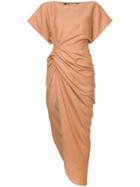 Jacquemus Tie Knot Dress - Brown