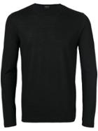 Jil Sander Crew Neck Knitted Sweater - Black