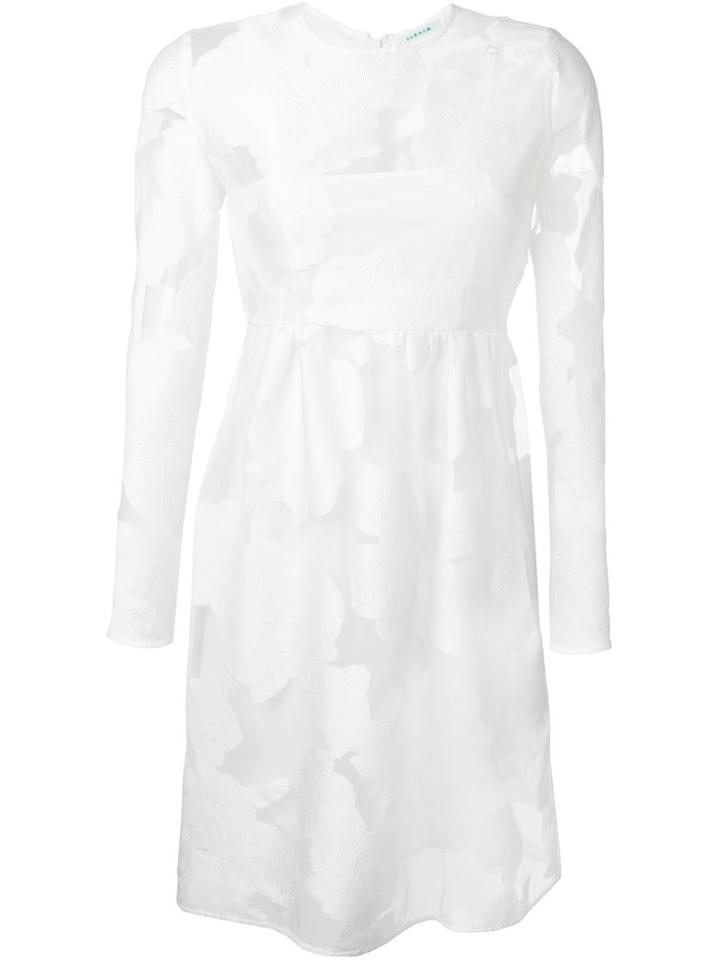P.a.r.o.s.h. Paramore Dress, Women's, Size: M, White, Polyester/silk/polyamide/polyamide