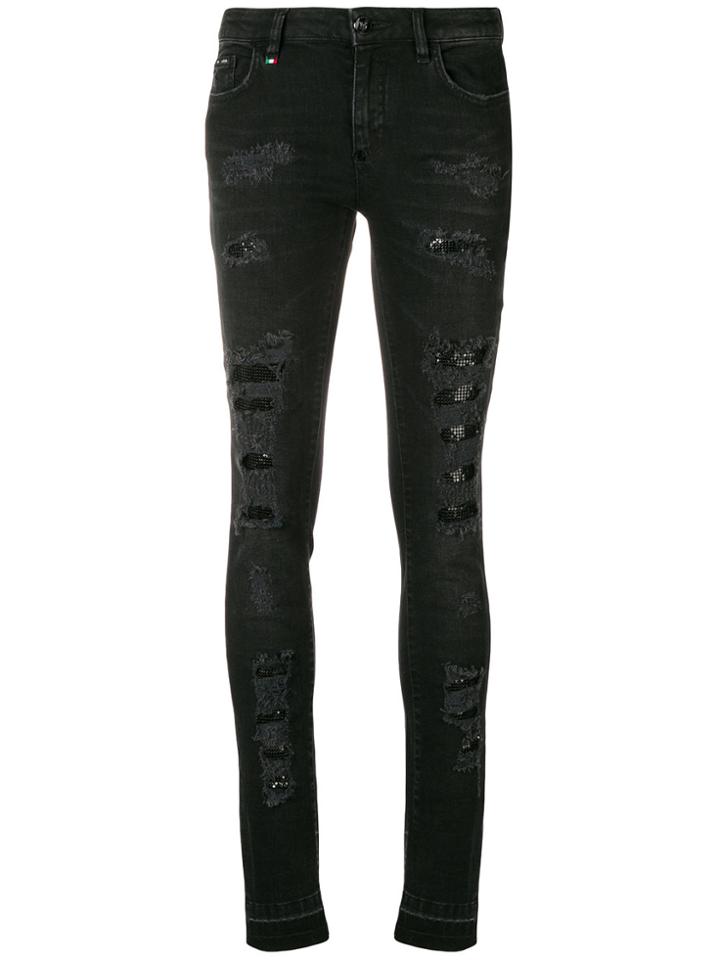 Philipp Plein Fix You Morgan Fit Jeans - Black