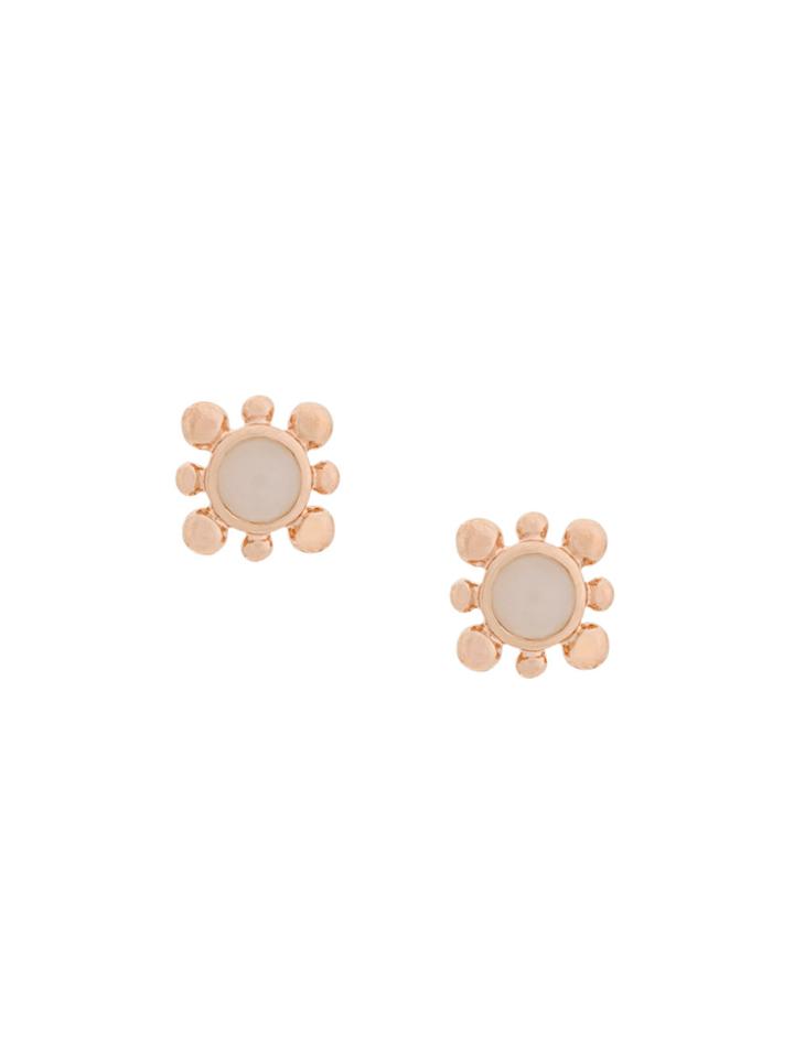 Astley Clarke Opal Mini Floris Studs - Metallic