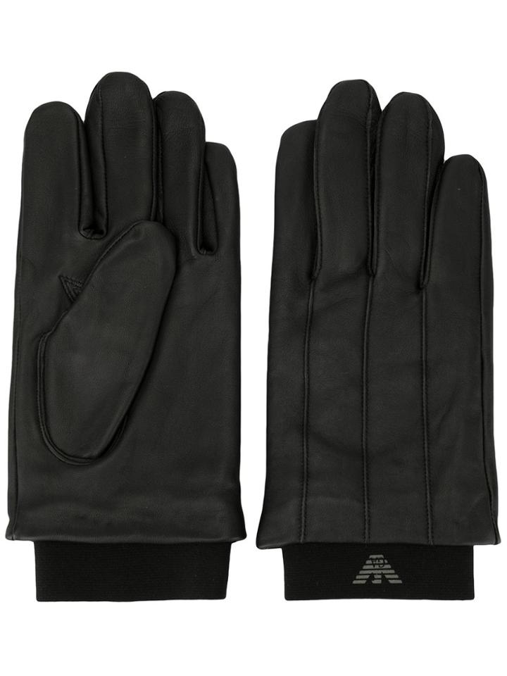 Emporio Armani Classic Gloves - Black