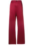 Golden Goose Deluxe Brand Mid Rise Palazzo Trousers - Red