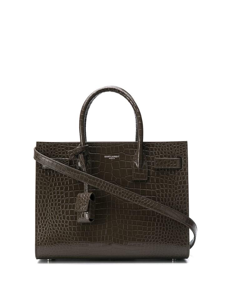 Saint Laurent Sac De Jour Tote Bag - Brown
