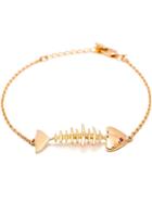 Kamushki 18k Gold Fishbone Bracelet