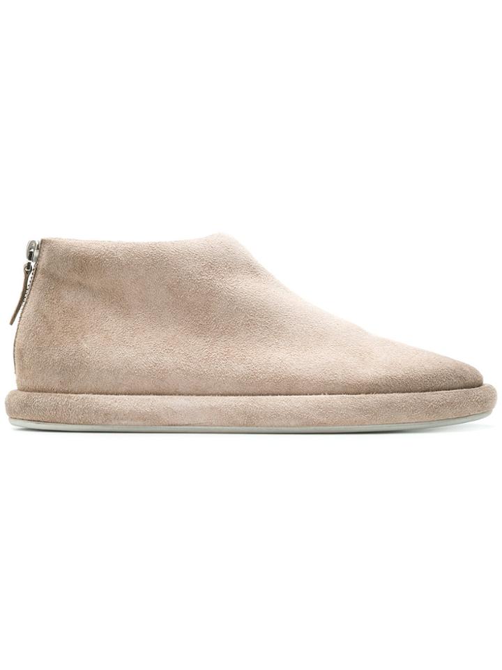 Marsèll Flat Ankle Boots - Nude & Neutrals