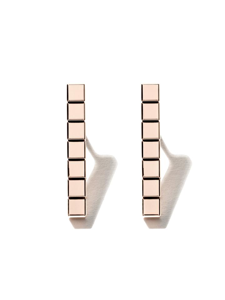 Chopard 18kt Rose Gold Ice Cube Pure Earrings - Unavailable